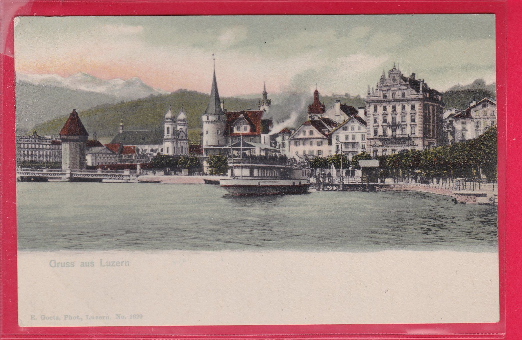 Ansichtskarten: GRUSS AUS LUZERN – Gebraucht aus Oberrieden von Gebirgsstelze