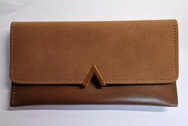 WUNDERSCHÖNES PORTEMONNAIE Geldbörse Brieftasche Mocca