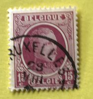 Briefmarken aus Belgien König Albert I. gestempelt 