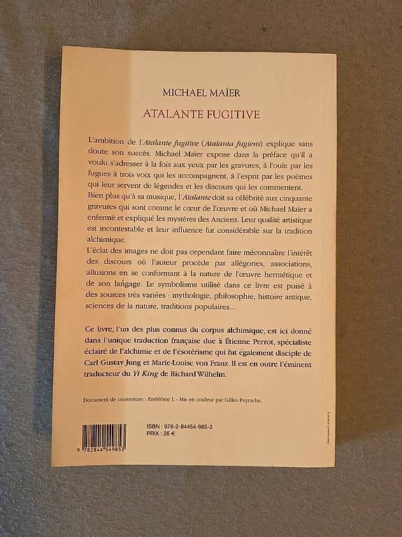 Livres: Atalante fugitive  Michael Maïer – D'occasion à Monthey par Flx93 1