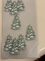 Miniatur - Weihnachtsdeko Sticker für die Puppenstube