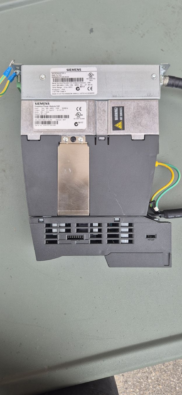 Siemens Convertitori: SIEMENS SINAMICS MODELE 240 1,5kW – Usato da Berlens venduto da ETE68