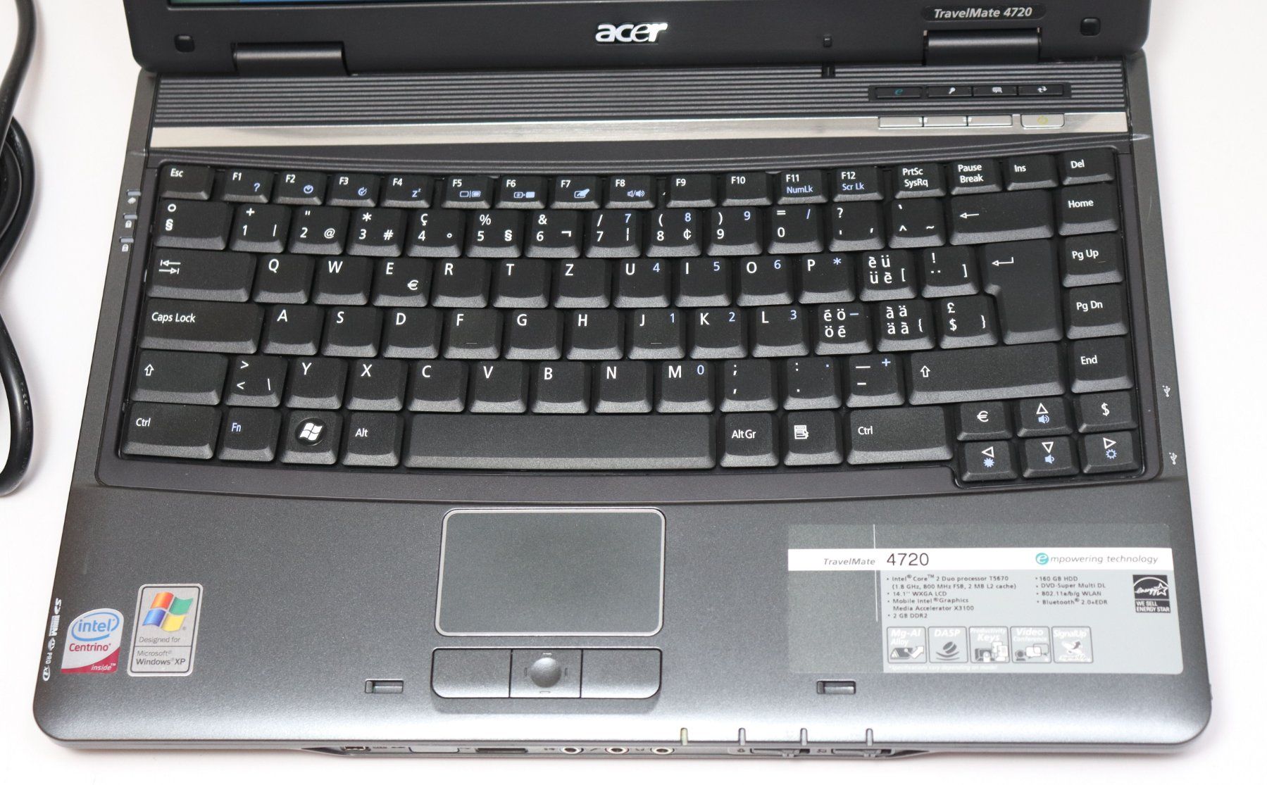 MSI Notebook: Acer Travelmate 4720, Core2Duo, 2GB Ram, Windows XP 32 Bit – Usato da Frick venduto da volvo850driver 1