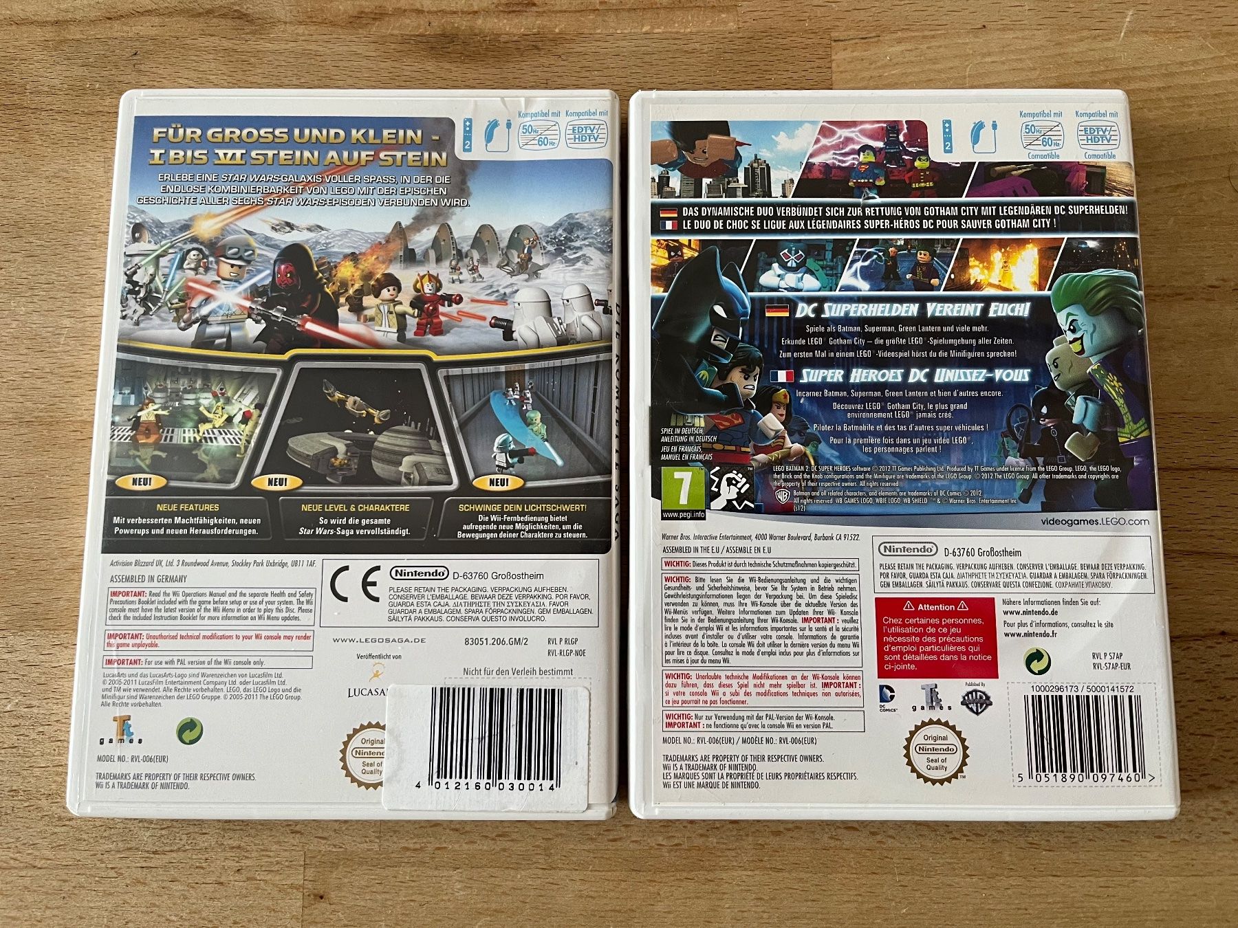 Nintendo Giochi: LEGO Star Wars & LEGO Batman 2, Wii Bundle – Usato da Thalwil venduto da ranx 2