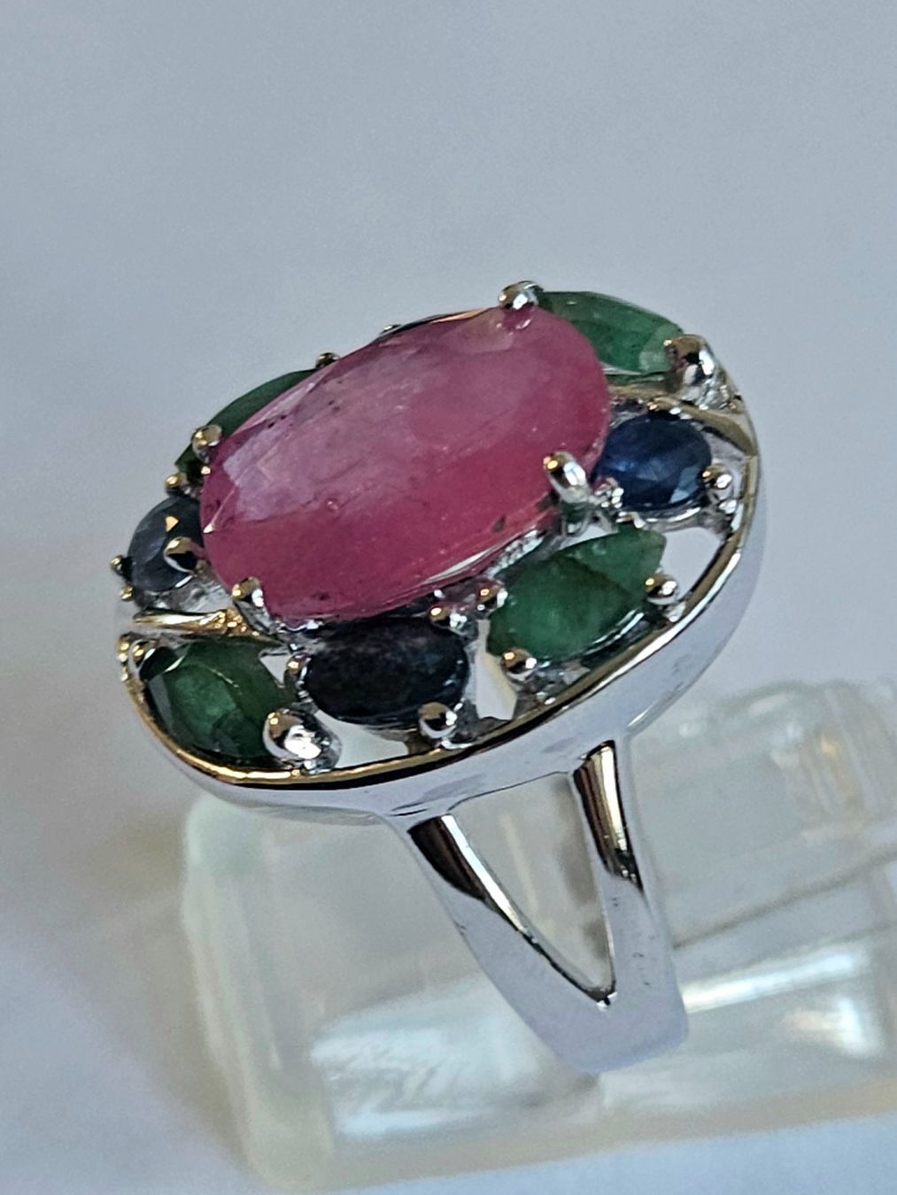 Anelli: Rubin Safir Smaragd Ring – Nuovo (secondo la descrizione) da Zürich venduto da benedikt12 2