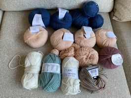 Merino Merino/Kaschmir Strickwolle Reste