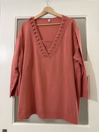 Pullover in Altrosa, Grösse 56