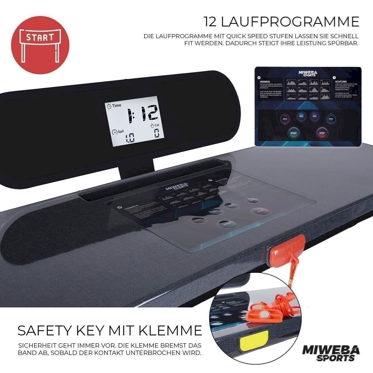 Hometrainer: Miweba elektrisches Laufband HT500 – Neu und originalverpackt aus Bottighofen von zaap 8