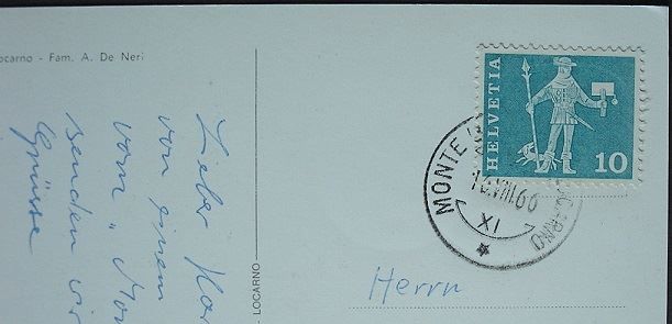 Cartoline postali: LOCARNO Albergo Monte Brè - Luftseilbahn – Usato da Jona venduto da philajona 1