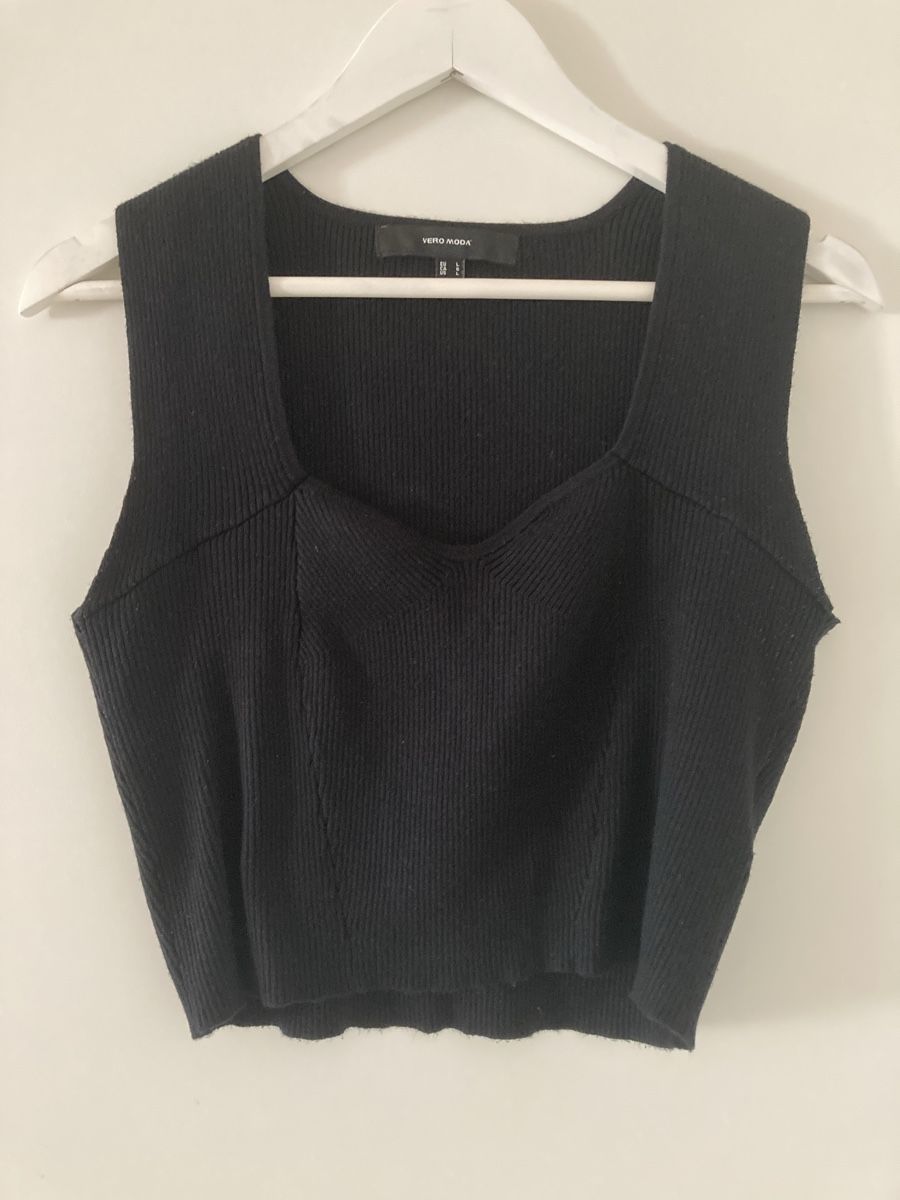 Vero Moda Tops: Damen Stricktop Vero Moda schwarz Groesse L – Gebraucht aus Zürich von Timbera