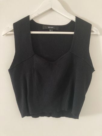 Damen Stricktop Vero Moda schwarz Groesse L