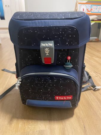 Schulranzen Step by Step Weltall Motiv Dunkelblau Guter Z...