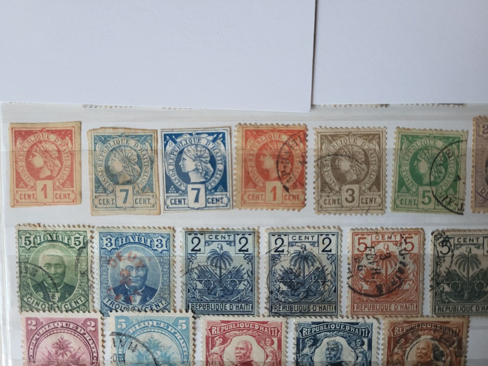 Tutti i francobolli: Kleinlot Haiti ab 1881 – Usato da stäfa venduto da brandy66 1