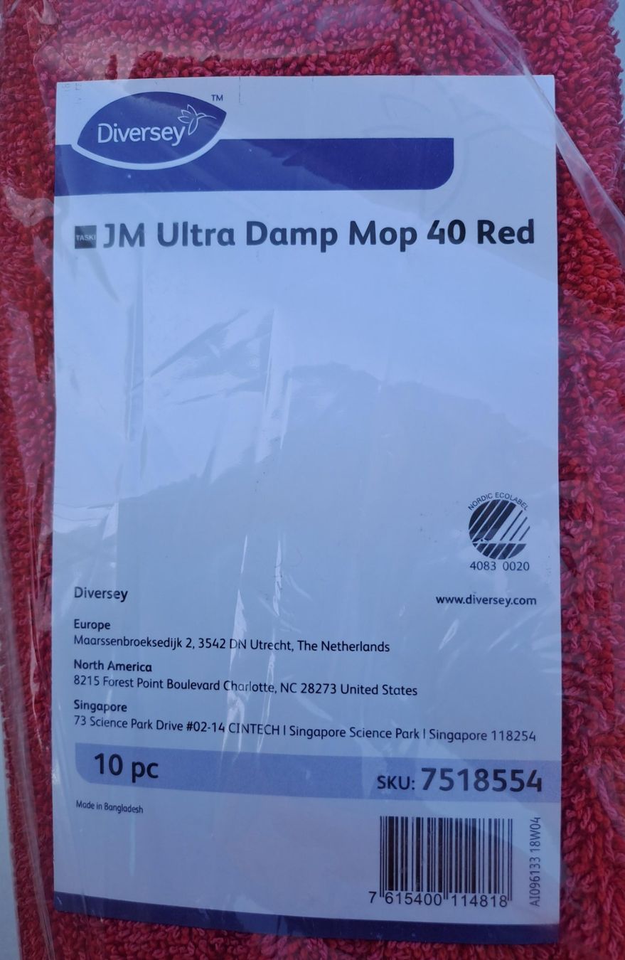 Altro in Apparecchi per la pulizia: TASKI JonMaster Ultra Damp Mopp Eco 10Stk. - 40 cm – Nuovo e nell'imballaggio originale da Mellingen venduto da Tira86