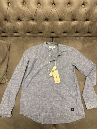 TOM TAILOR Denim Hemd Grösse S grau