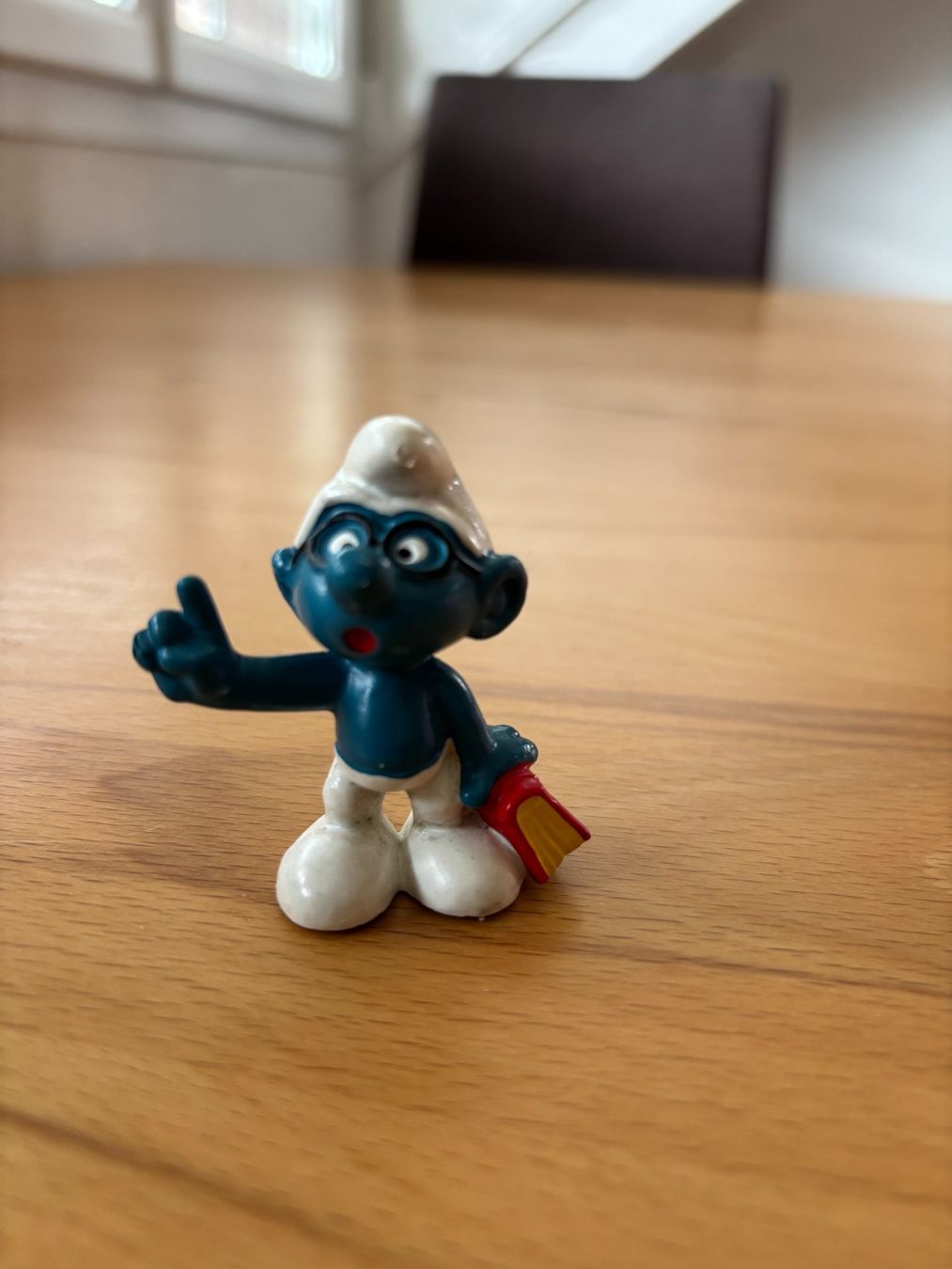 Schleich Figuren: Schlumpf mit Buch – Gebraucht aus Zürich von Coroli
