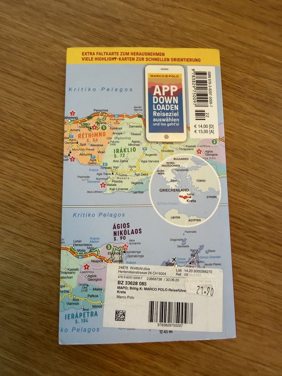 Libri: Marco Polo Reiseführer Kreta – Usato da LUZERN venduto da Adriana_6005 1