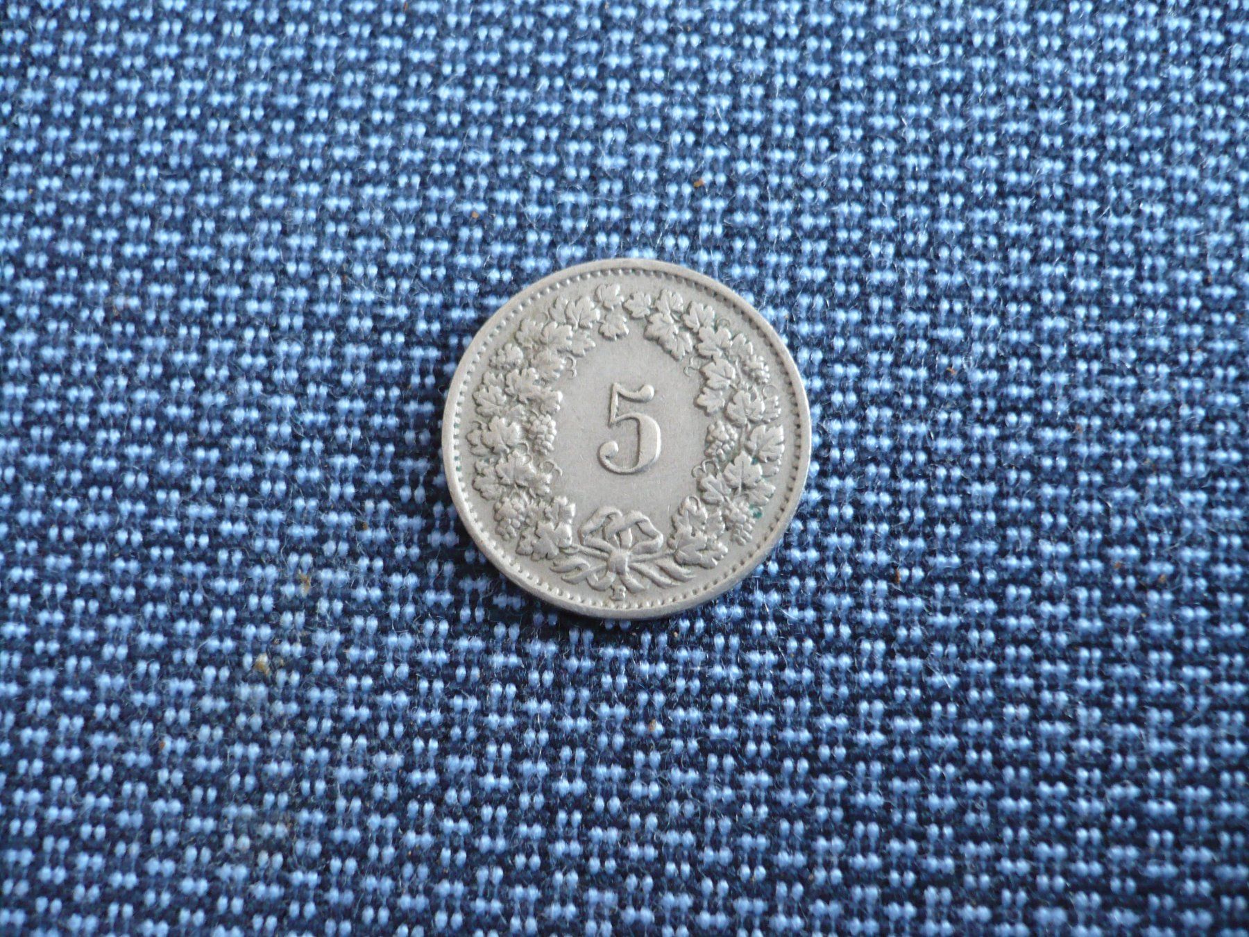 Toutes les monnaies: 5 Rappen 1955 – D'occasion à Winterthur par kormorans 1