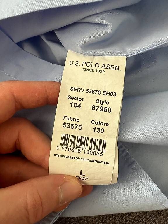 Camicie: U.S. Polo Assn. Hemd Regular Fit L Blau – Usato da Lufingen venduto da luc_g6rv 3