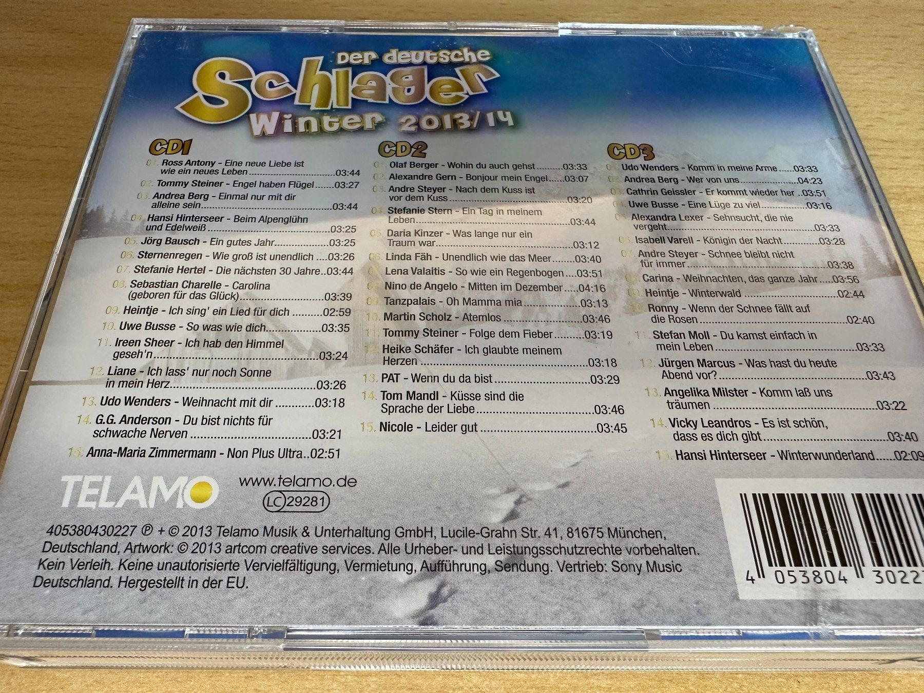 CD: Various - Der Deutsche Schlager Winter 2013/14 - 2 CD – Usato da Rikon im Tösstal venduto da Alpenmutz 1