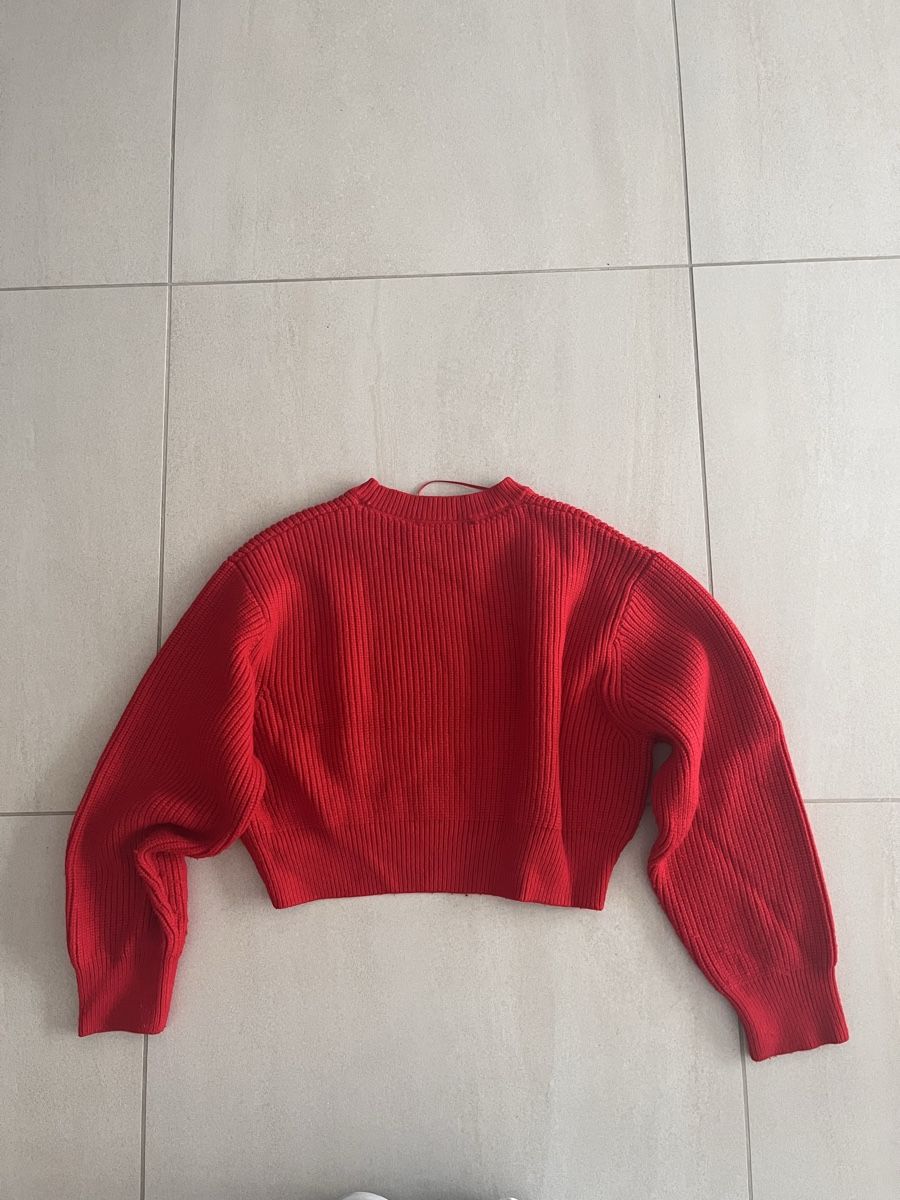 Zara Maglioni & Felpe: Zara Strickpullover, Rot, Grösse S – Nuovo (secondo la descrizione) da Niederwangen BE venduto da mcp_l62p 2