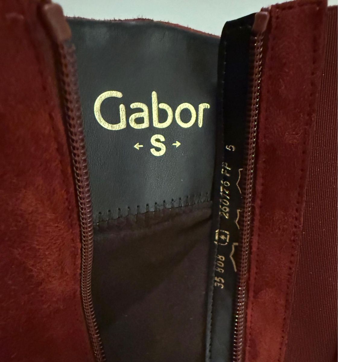 Gabor Damenschuhe: Gabor Stiefel, Gr. 37, rost orange – Neu (gemäss Beschreibung) aus Wabern von MLPYAQ1027 1
