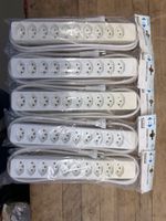 Steckdosenleiste 10 fach weiss neu