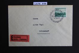 FL Brief mit Sonderstempel 1945                     Los 6186