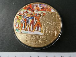 Riesenmedaille 70 mm PP,  Schlacht bei Marignano