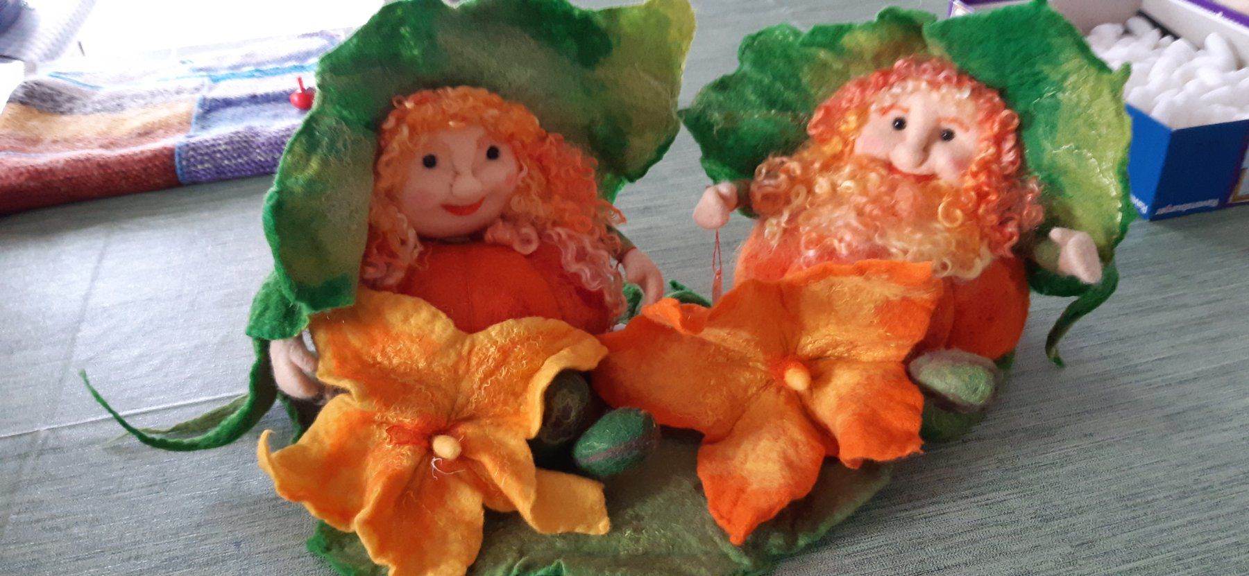 Figuren: Kürbisfiguren – Neu und originalverpackt aus Steinen von rosacathry