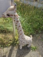 XL Plüsch-Giraffe stehend