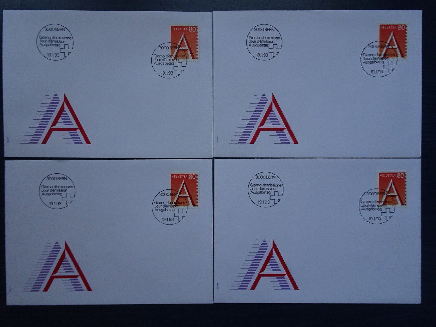Alle Briefmarken: 1993 – Neu (gemäss Beschreibung) aus Aadorf von Chnorli-Furz