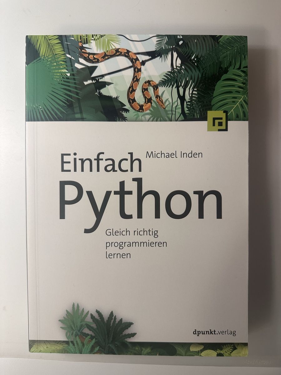 Bücher: Einfach Python  – Gebraucht aus Kerzers von emu53
