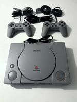 PLAYSTATION 1, PS1, VINTAGE, PAL, 1998, 2 CONTROLLER