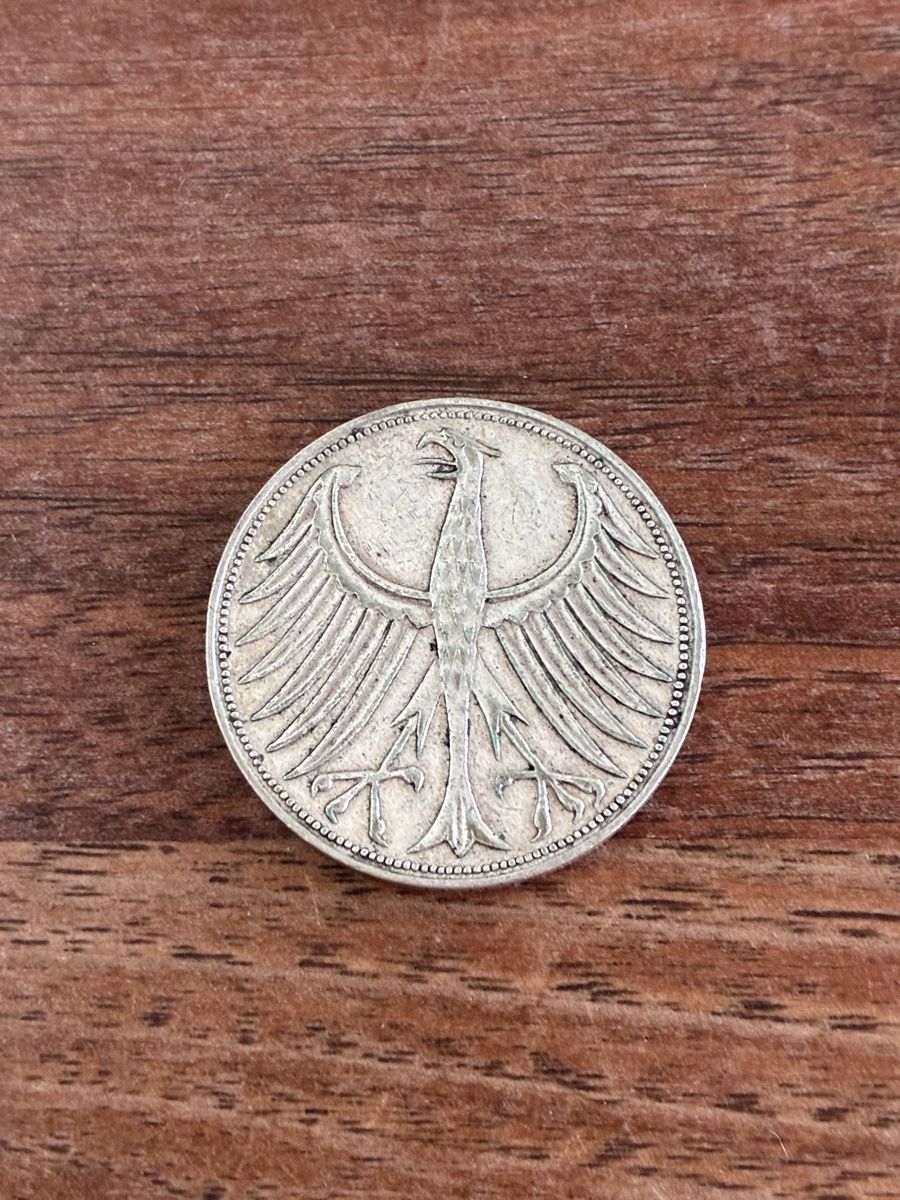 Tutti le monete: 5 Deutsche Mark 1951 – Usato da Emmen venduto da Veneo. 1