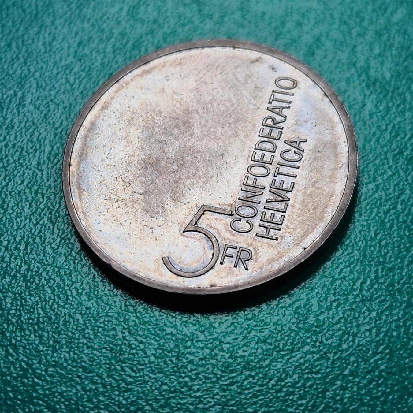Tutti le monete: CHF 5.- commémorative 1985 – Usato da Bouveret venduto da psv01 3