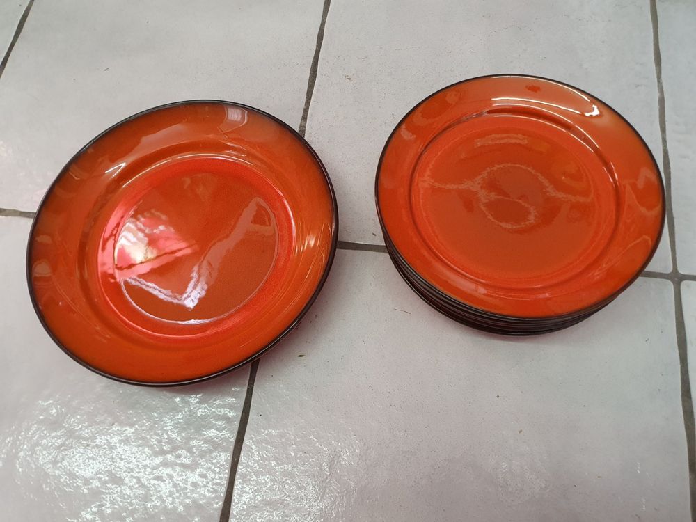 YARNOW Set 6 Piatti Piani In Acciaio Inox 15 Cm - Piatti Rotondi Leggeri Per Campeggio, Picnic, Barbecue, Antipasti E Snack