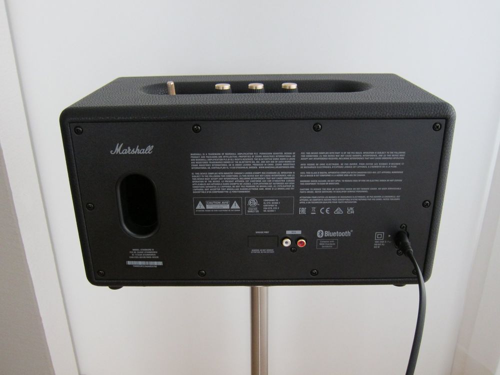 Marshall Stanmore III Bluetooth-Home-Speaker, schwarz | Kaufen auf Ricardo