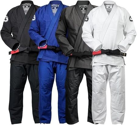 Gold BJJ / Jiu Ji Foundation Gi (weiss, Grösse A2)