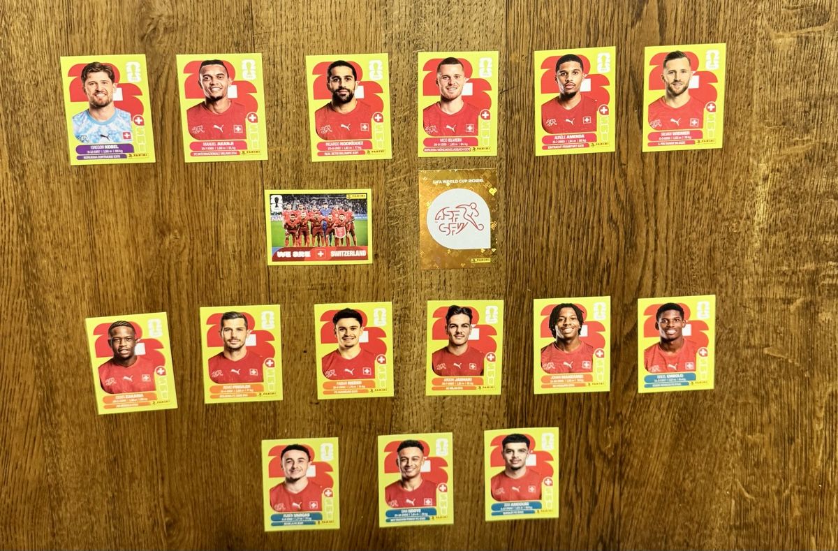Panini Carte collezionabili: Schweiz Panini WM 2026 – Nuovo (secondo la descrizione) da Emmenbrücke venduto da Lukee1901