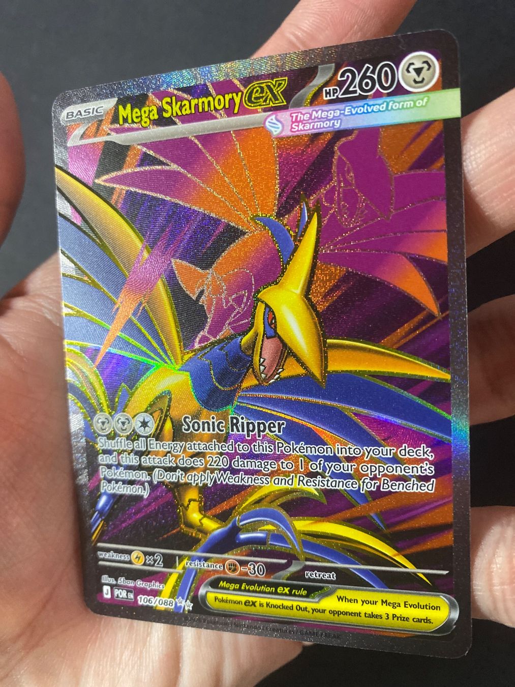 Pokémon Carte collezionabili: Mega Skarmory ex 106 - Mega Panzaeron - Perfect Order - EN – Nuovo (secondo la descrizione) da Hausen AG venduto da Shrade 1