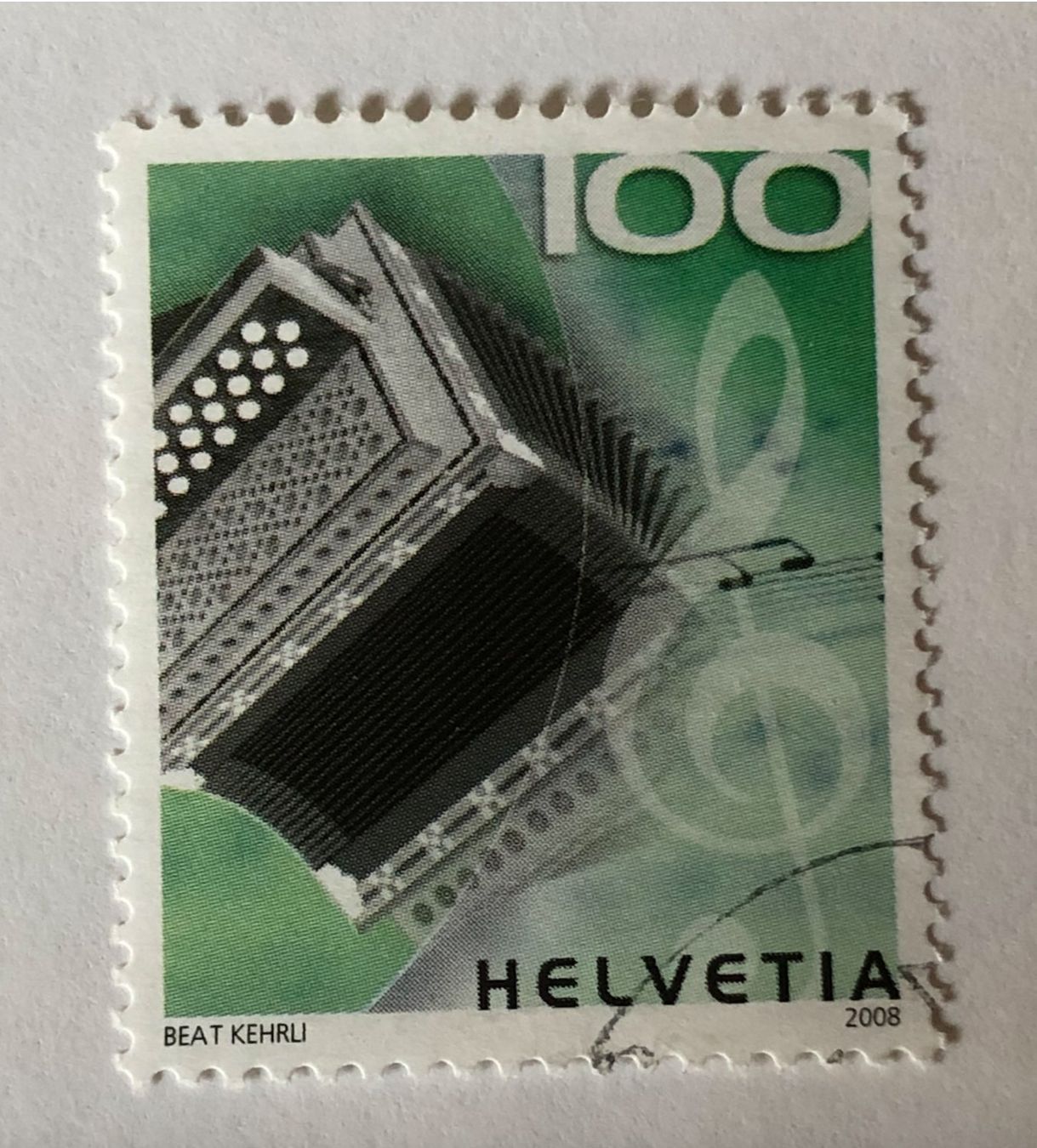 : Nr.1268 Volksmusik GESTEMPELT 2008    – Usato da Aarau venduto da Billa007