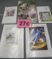 22 Weihnachtskarten, div. Motive, Nr. 27c