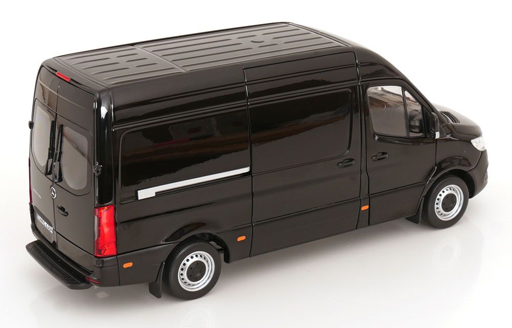 Mercedes-Benz Modellini d'auto: MERCEDES SPRINTER 2018 SCHWARZ 1:18 NOREV – Nuovo e nell'imballaggio originale da Suhr venduto da Moebelsiralfred 1