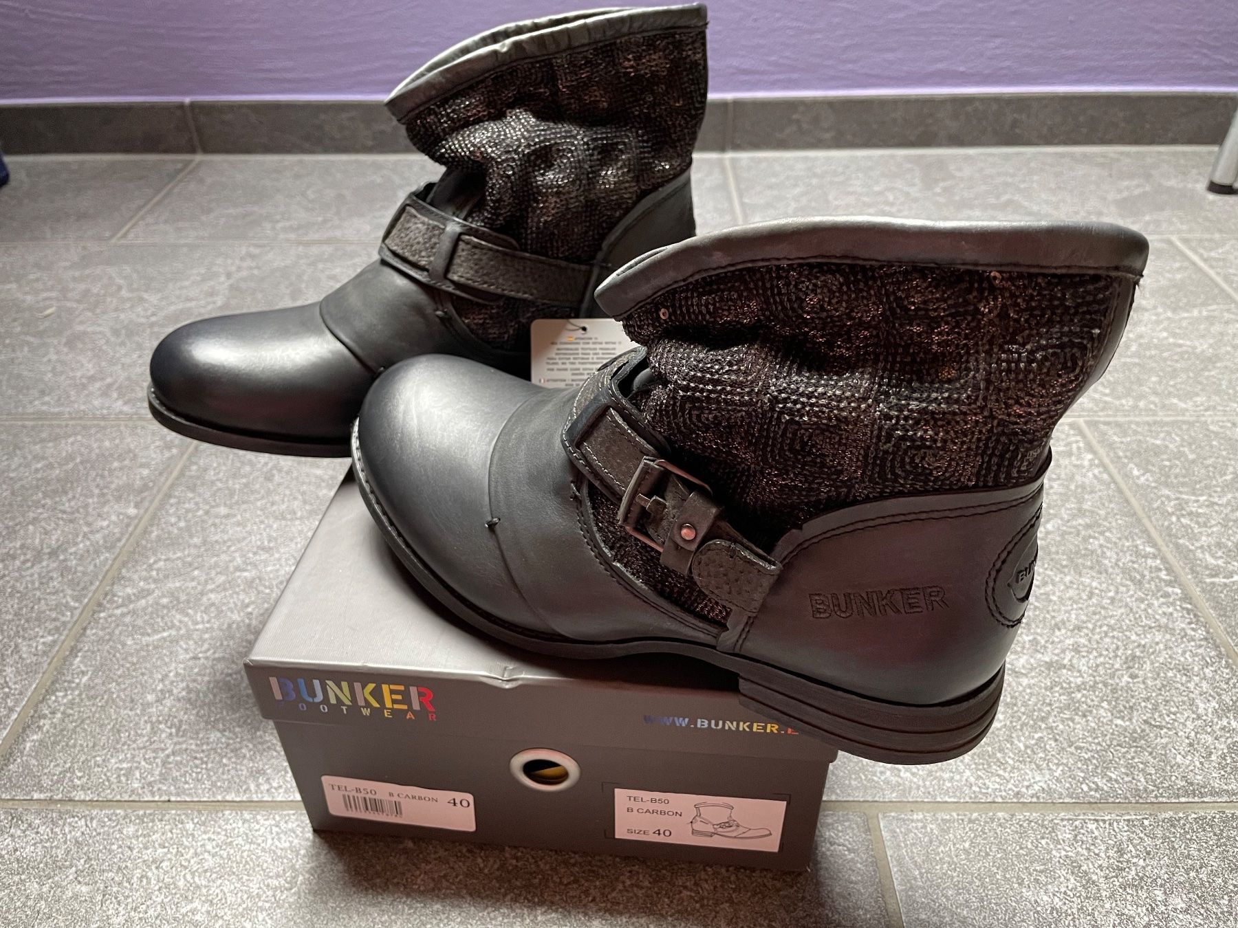 Damenschuhe: Bunker Stiefelette Gr 40 – Neu und originalverpackt aus Niederbipp von Rosamunde44