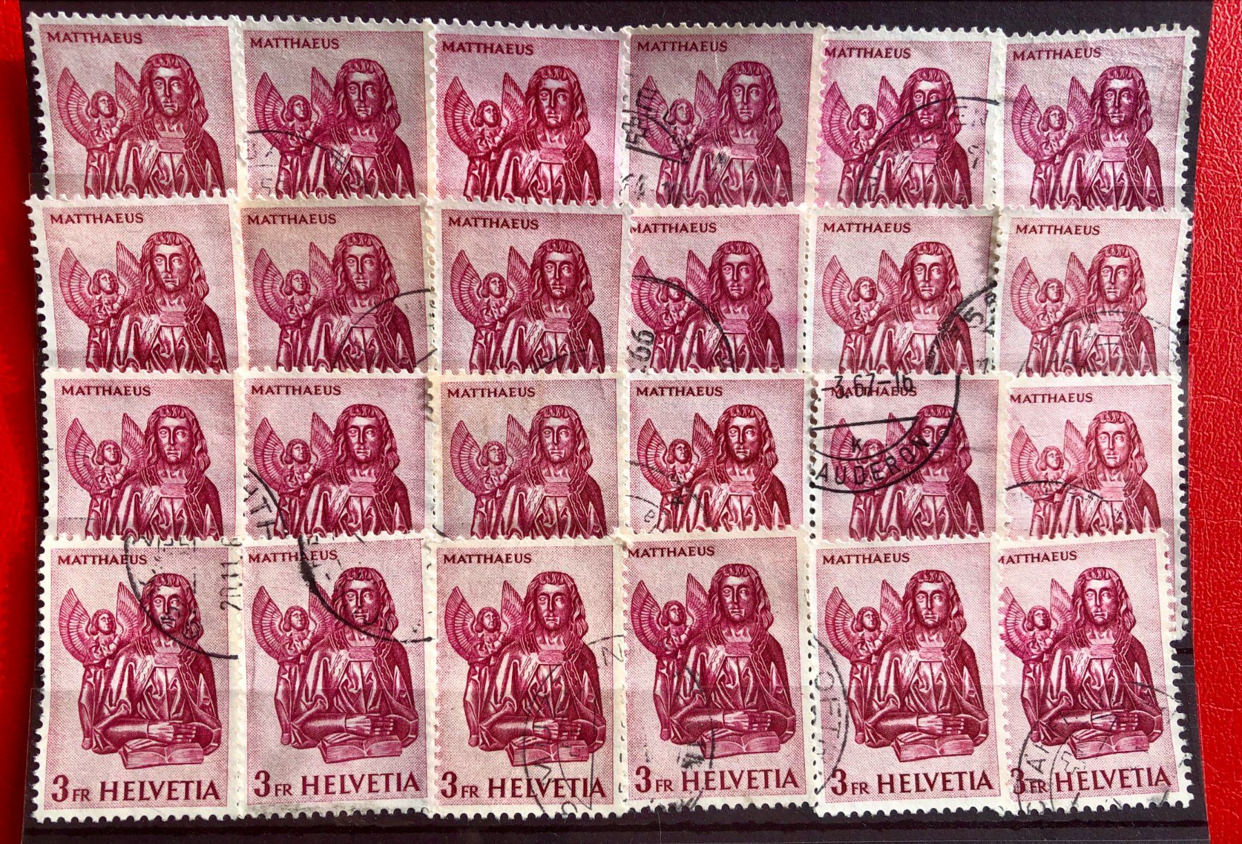 Tutti i francobolli: Nr.381 Steckkarte mit Stempel – Usato da Aarau venduto da Billa007