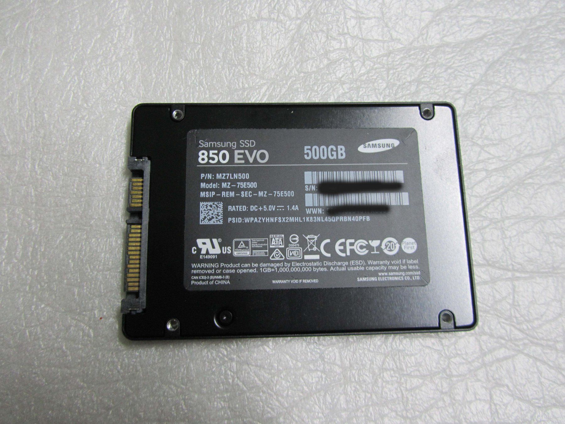 Samsung Dischi rigidi: Samsung 850 EVO 500GB SSD – Usato da moosseedorf venduto da RTN10 1