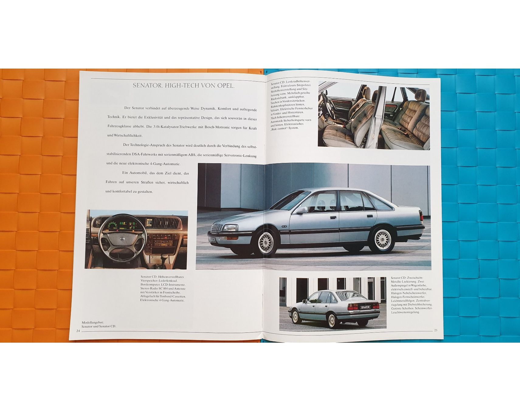 Opel Dokumente: OPEL PROGRAMM 1989 - SENATOR, KADETT - Prospekt / Katalog – Gebraucht aus Viganello von CARLiteratur 6