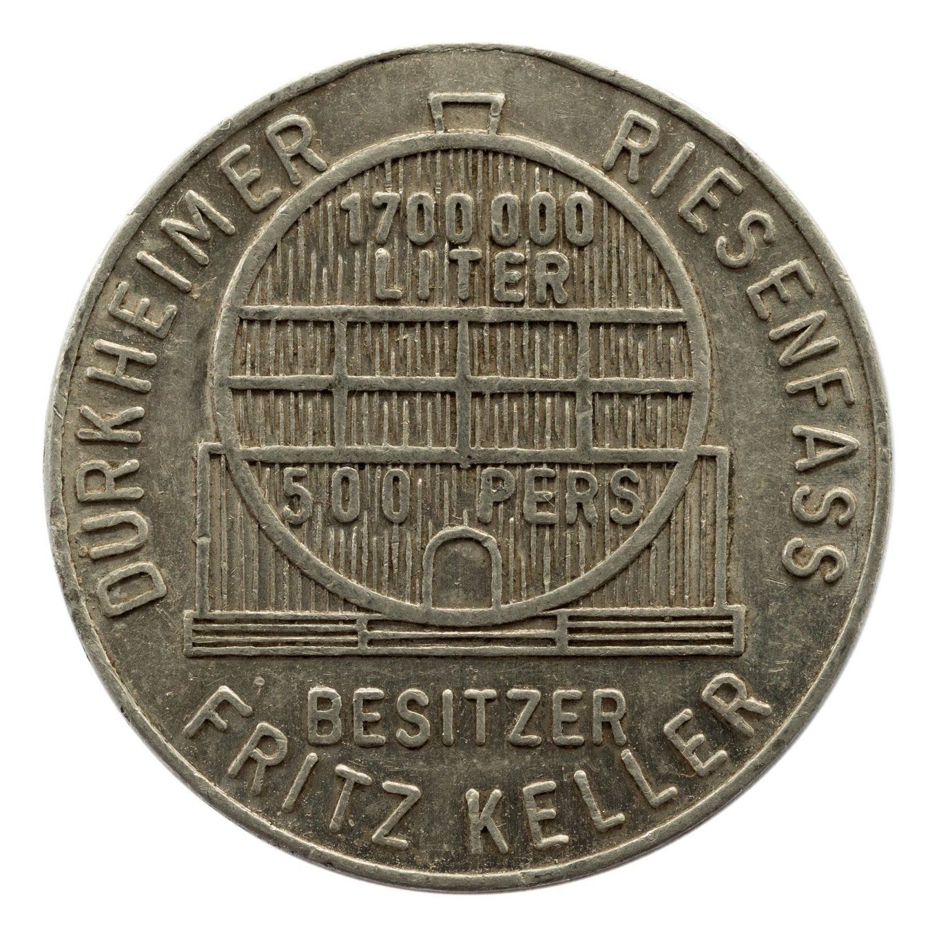 Medaillen: Weinmarke - Jeton - Fritz Keller – Gebraucht aus Rotkreuz von Swiss-Coins 1
