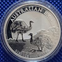 1 oz Silver Australian Emu 2020
